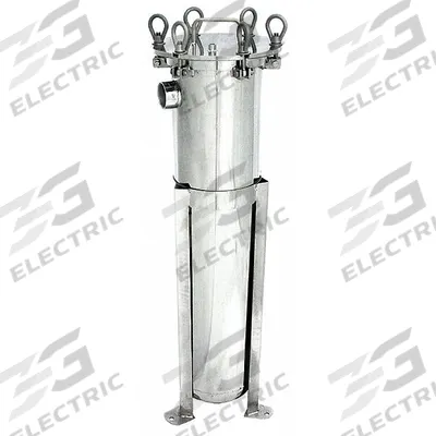FULFLO Bag Filter Housing: 304 Stainless Steel, Bag Trade Size 2, 2 in, NPT, 160 gpm - Stainless Steel Bag Filter Housings