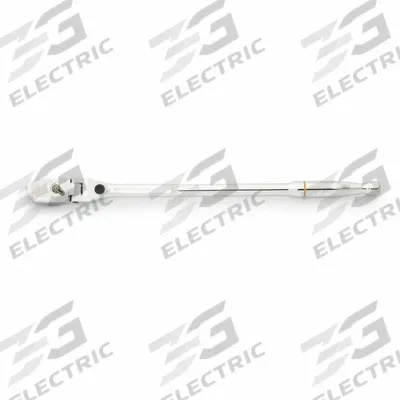 GEARWRENCH Hand Ratchet: Pear, Reversible, 19 in Overall Lg, Full Polish Chrome - Flex-Head Ratchets