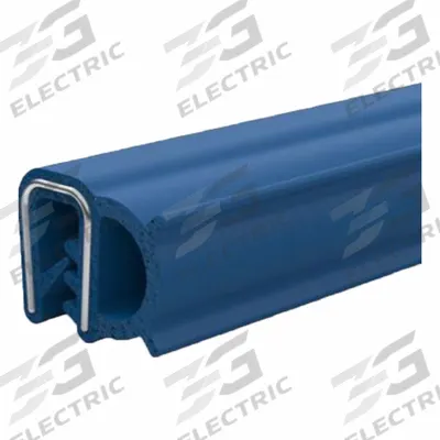 JW WINCO Edge Trim Seal: D, 20 m Overall Lg, Silicone Outer, Silicone Bulb, 13 mm Leg Lg - FDA-Compliant A- & D-Profile Edge Trim Seals