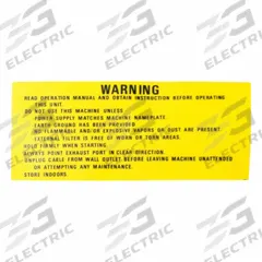 TORNADO Warning Label: Tornado, For Shop Vacuum Vacuum Type, 14412. Key specifications — Accessory Type: Warning Label; Manufacturer Part Number: 14412.
