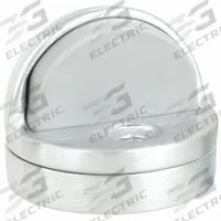Dome Door Stop: Floor - Mounted, 1 13/16 in Wd, 1 1/2 in Overall Ht, Chrome (MPN 441CU.26D). Key specifications — Product Type: Dome Door Stop; Brand: ROCKWOOD.