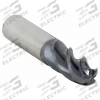 CLEVELAND Ball End Mill: Carbide, AP/MAX Coated, 4 Flute, 1/2" Mill Dia, 1" LOC, 3" OAL (MPN C80115)