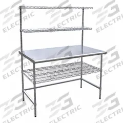 APPROVED VENDOR Workstation: Adj Ht, Stainless Steel, 48 in x 30 in, 600 lb Overall Load Capacity (MPN 4UEN4). Key specifications — Brand: APPROVED VENDOR; Height Adjustability: Adjustable Height.