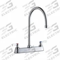ELKAY Handle-Operated Faucet: Elkay®, Brass, Centerset, Deck, 3 Mounting Holes, 1.5 gpm Flow Rate (MPN LK810GN08L2). Key specifications — Series: Elkay®; Brand: ELKAY.