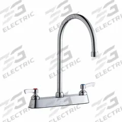 ELKAY Handle-Operated Faucet: Elkay®, Brass, Centerset, Deck, 3 Mounting Holes, 1.5 gpm Flow Rate (MPN LK810GN08L2). Key specifications — Series: Elkay®; Brand: ELKAY.