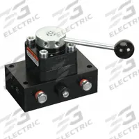 ENERPAC 4 Way Manual Valve: 4.5 gpm Max Flow Rate, Three Positions, Four-Way Ways, Tandem Center, VM (MPN VM43M). Key specifications — attr1018253: ENERPAC; attr1018249: VM43M; attr1018300: Manual; attr1018289: VM.