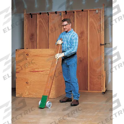 APPROVED VENDOR Pry Bar Dolly: 3,500 lb, Wood, 60 in Handle, Iron - Wood Handle & Iron Nose Plate Pry Bar Lever Dollies