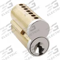 DORMAKABA Interchangeable Core Cylinder: Cylindrical, Interchangeable Core, Uncombinated, Chrome (MPN 7CS7TE1626). Key specifications — Brand: DORMAKABA; Lock Assembly Type: Cylindrical; Cylinder Core Type: Interchangeable Core Cylinder; Number of Pins: 7.