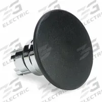 SCHNEIDER Mushroom Head Push Button: Black, 22 mm Mounting Size, Metallic, Momentary (MPN ZB4BR2). Key specifications — Brand: SCHNEIDER; Action: Momentary; Series: XB4; Push Button Material Type: Metallic.