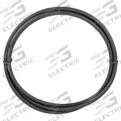 GATES Round Belt: Black, 7/16 in Dia, For 3 in Min Pulley Dia, 77 in Overall Lg, Reinforced Solid (MPN 7 X 77-1/4 RE BELT). Key specifications — Hardness: 80A; Belt Material: Gum Rubber; Color: Black.