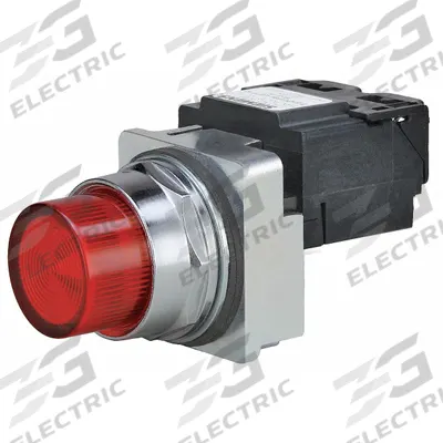 Siemens Pilot Light: 30 mm Panel Mounting Size, Red, LED - LED Pilot-Lights