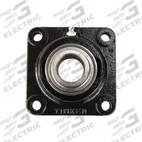 TIMKEN Flange Mount Bearing: Radial Ball, 2 in Bore, Cast Iron, Set Screws, 6 3/8 in Lg, 6 3/8 in Ht (MPN YCJM2). Key specifications — Bore Type: Cylindrical; Brand: TIMKEN; Lubricant Material: NLGI 2 Lithium Complex Grease; Mounting Bolt Size: 5/8 in; Split Housing: Not Split; System of Measurement: Inch.
