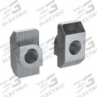 Hammer Nut: 1/4"-20 Size, For 0.4 in Slot Wd, 15 Series/40 Series, Single Center, Zinc-Plated, 4 PK (MPN 096H081/415). Key specifications — Fastener Type: Hammer Nut; Material: Steel; Finish: Zinc-Plated; T-Slot Fastener Type: Hammer Nut; Threaded Hole Location: Single Center; Compatible Series: Fath, 15 Series, Fath, 40 Series; System of Measurement: Inch; Brand: FATH INC..