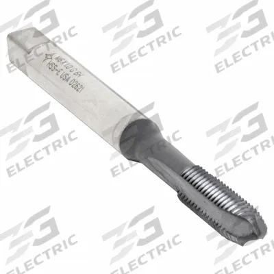 CLEVELAND Spiral Point Tap: M6x1 Metric, 6H, 3 Flute, Plug Chamfer, TiAlN Coated Cobalt (MPN C86138) - General Purpose Spiral-Point Taps