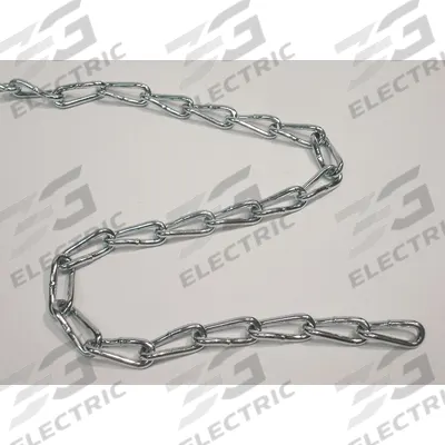 Dayton Twist Chain: 4 in Chain Trade Size, Carbon Steel, 195 lb Working Load Limit - Compact Welded Twist-Link Chains