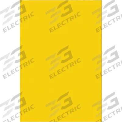ACCUFORMNMC Gauge Marking Labels: Yellow, 8 in Label Wd, 12 in Label Ht
