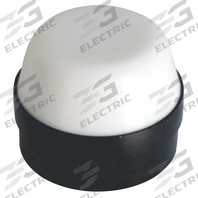 EATON Pilot Light Lens: 30 mm Panel Mounting Hole Dia, White, Fresnel, Incandescent/LED - Pilot-Light Lenses