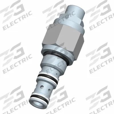 BUCHER HYDRAULICS Cartridge Valve: Screw-In, Screwdriver Adjustment, C08-25 Valve Cavity Size - Logic Control Element Cartridge Valves