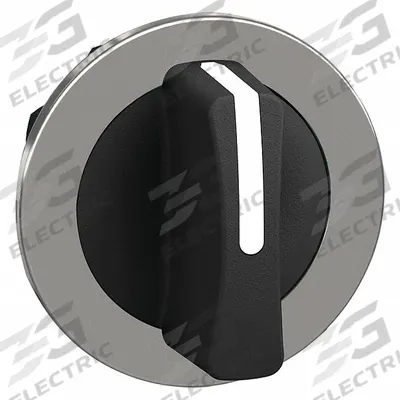SCHNEIDER Short-Handled Selector Switch: 30 mm Panel Mount Size, 3 Positions - Selector-Switch Operators