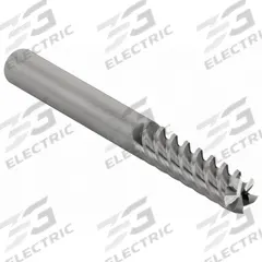 CLEVELAND Square End Mill: Carbide, 5 Flute, 1/4" Mill Dia, 1-1/4" LOC, 4" OAL (MPN C60428)