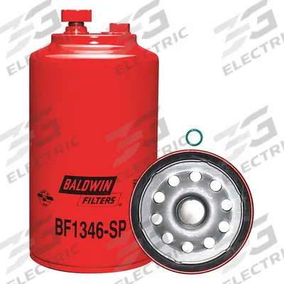 BALDWIN FILTERS Fuel Filter: Spin-On, 4 1/4 in Outside Dia, 1"-14 Thread Size, Cellulose - Spin-On Fuel Filters