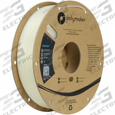 POLYMAKER 3D Printing Filament: PolyCast, PVB, 1.75 mm, 750 g - PVB 3D-Printing Filament
