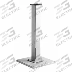 HOFFMAN Pedestal Column: Steel, 41 in Overall Ht, 6 in Overall Wd, 6 in Overall Dp (MPN A66PBCOL). Key specifications — Brand: HOFFMAN; Features: Mounted on Either Base, Through the Vertical Column or Directly to the Enclosure; Material: Steel.