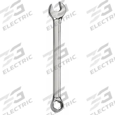 WESTWARD Combination Wrench: Alloy Steel, Chrome, 13 mm Head Size, 7 in Overall Lg - Metric 6-Point Combination Wrenches