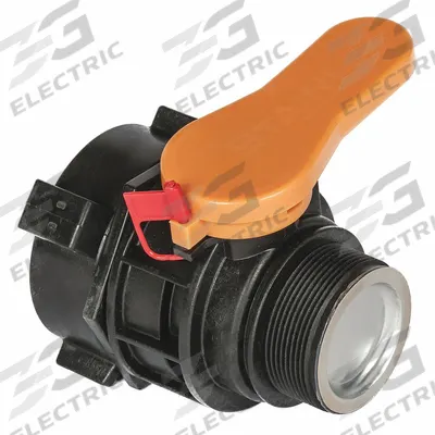 APPROVED VENDOR Liquid Storage Container Valve: 3 3/8 in x 3 3/8 in x 5 in, 2 in M NPT Outlet - Valves for IBC Totes