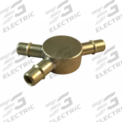 MEM-CO Barbed Wye: 5/32 in ID x 5/32 in ID x 5/32 in ID Size, Barbed x Barbed x Barbed - Standard Brass Barbed Tube Fittings