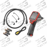 RIDGID Inspection Camera: 320 x 240, 3 ft Shaft Lg, 0.7 in Shaft Dia, 17 mm Camera Dia, Fixed (MPN 36848). Key specifications — Brand: RIDGID; Camera Pixel Resolution: 320 x 240; Features: Snapshot While Recording; Includes: Carrying Case; Includes Probe: Camera Probe Included; Display Portability: Fixed; Camera Probe: Included.