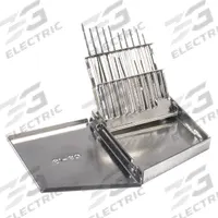 CHICAGO-LATROBE Jobber Length Drill Bit Set: 20 Pc, #80 to #61, 118° Point, Black Oxide HSS (MPN 57720). Key specifications — attr1236168: Metal Index.