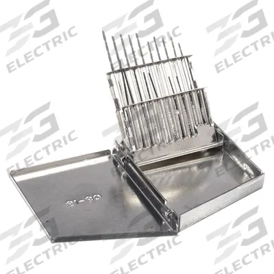 CHICAGO-LATROBE Jobber Length Drill Bit Set: 20 Pc, #80 to #61, 118° Point - General Purpose High-Speed Steel Jobber-Length Drill Bit Sets