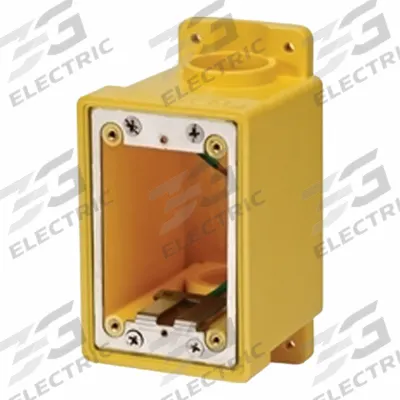 LEVITON Box: Stainless Steel, Rectangular, 1 Gangs, 3 1/8 in Box Dp - Standard Electrical Boxes