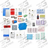 Response Refill Kit: 125 Components, Plastic, Poly Bag, Clear, Medication Included, Plastic (MPN 834). Key specifications — Brand: EMI; Adhesive Bandages Included: Adhesive Bandages; Product Type: Response Refill Kit; PPE and Disposal Equipment Included: CPR Lifeshield; Oral and Inhalant Medicinals Included: (10) Ammonia Towelettes; Tools Included: Thermal Rescue Blanket; Topical Medicinals Included: (10) Ammonia Towelettes; Wound Dressings Included: Krinkle Gauze Roll.