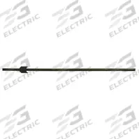 APPROVED VENDOR Fence Post: 1 1/2 in Dia, 5 ft Ht, 1.33 lb/ft Wt/ft, 3 5/64 in Wd, Steel, Green (MPN 46V228). Key specifications — Material: Steel; Product Type: Fence Post; Color: Green; Brand: APPROVED VENDOR.