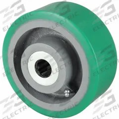 APPROVED VENDOR Caster Wheel: 4 in Wheel Dia., 2 in Wheel Wd, Polyurethane, 750 lb Load Rating, Iron (MPN 423J16). Key specifications — Brand: APPROVED VENDOR; Wheel/Tread Color: Green.
