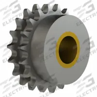 BREWER MACHINE & GEAR Idler Sprocket: For 40 Chain Size, Steel, 19 Teeth, 3.3 in Outside Dia. (MPN D40B19U). Key specifications — Bearing Type: Bushing; Brand: BREWER MACHINE & GEAR; Bore System of Measurement: Inch.