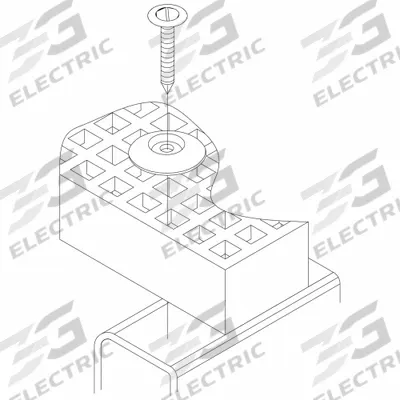 FIBERGRATE Fiberglass Grating Clip: 316 Stainless Steel, WLP-2 Clip Assembly - Raw Materials