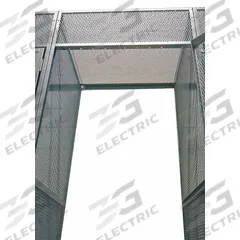 HALLOWELL Bulk Storage Locker Top: 48 in x 36 in x 1/8 in, For 48 in Locker Wd, Expanded Metal (MPN 4804836HG). Key specifications — Manufacturer Part Number: 4804836HG; Brand: HALLOWELL; Finish: Powder Coated; Material: Expanded Metal; Product Type: Flat Top Panel; Color: Dark Gray.