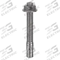 MKT FASTENING Wedge Anchor: 4 1/4 in Overall Lg, 1/2 in Dia, 1/2"-13 Thread Size, Plain, 10 PK (MPN 2712414). Key specifications — attr673140: MKT FASTENING; attr933664: Plain.