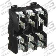 MERSEN Fuse Block: Open Block Design, 3 Pole, 600 V AC, Quick Connect/Screw, Non-Indicating (MPN 40113G). Key specifications — Brand: MERSEN.