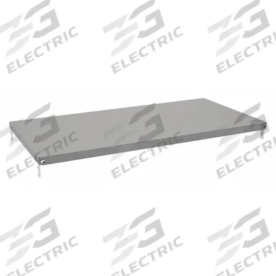 TENNSCO Shelf: 36 in Overall Wd, 18 in Overall Dp, Solid Shelf, 22 ga, Gray - Solid Steel Shelves for Standard Metal Shelving