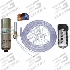 EXAIR Vortex Tube Enclosure Cooler: NEMA 4, 8 cfm Max Flow Rate, 550 BtuH Cooling Capacity, Aluminum (MPN 4808). Key specifications — attr294757: EXAIR.