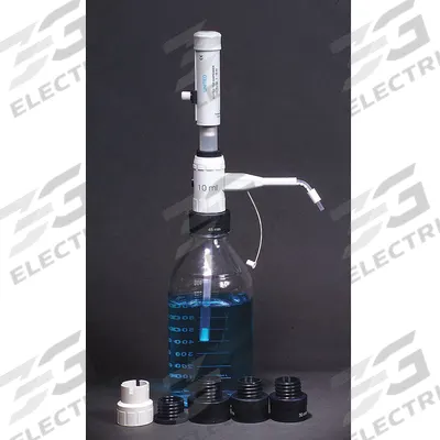 UNITED Bottle Top Dispenser: 60 mL Volume Capacity - mL, 5 mL – 60 mL, +0.5/-0.300% Accuracy - Bottle Top Dispensers