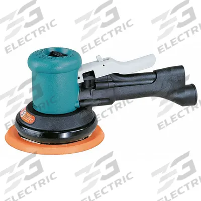 DYNABRADE Air Orbital Sander: 6 in Disc, Hook and Loop, 3/16 in Orbit, Self-Vacuum - Self-Vacuum Random Orbital Sanders