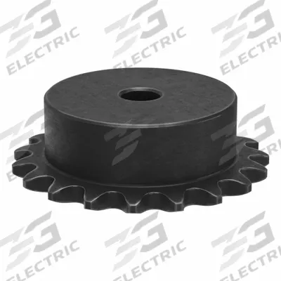 TRITAN Sprocket: One-Sided Hub, For Single Strands, 25, 19 Teeth, 1.519 in Pitch Dia - Size 25 Plain-Bore Roller Chain Sprockets