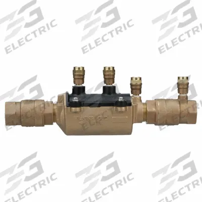 ZURN WILKINS Backflow Preventer: 350, 1 1/2 in Pipe Size, Flange x Flange, 15.25 in Overall Lg - Zurn Double Check Backflow Preventers