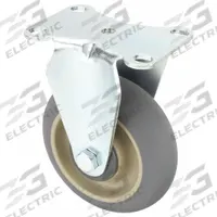 APPROVED VENDOR Plate Caster: Corrosion-Resistant/Debris-Resistant/Maint Free/Quiet-Roll, Rigid (MPN P12R-RCP035K-12). Key specifications — Wheel/Tread Color: Gray; Brand: APPROVED VENDOR; Roll Up: Rigid.