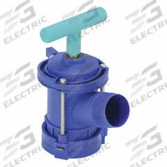 APPROVED VENDOR Drum Tap: Push, 2 in Male NPT, 1 5/8 in Outlet Connection Size, Adj, Blue (MPN TAP-3). Key specifications — Product Type: Drum Faucet; Handle Type: Push; Inlet Gender: Male; For Container Type: Drums; Body Material: Fiberglass Reinforced Polypropylene; Flame Arrestor Type: None; Color: Blue; Inlet Thread Type: NPT.